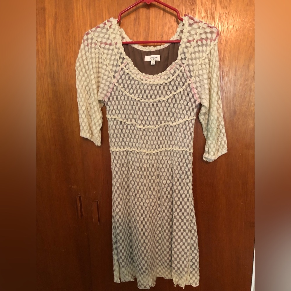 Umgee dress in cream lace style